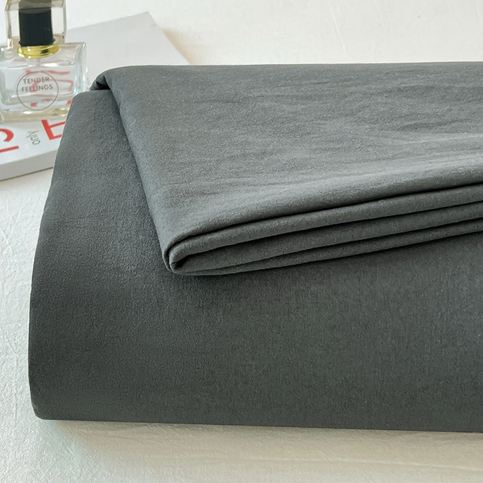 优佳优品 2025新款亲肤水洗棉纯色单品床单 雅青