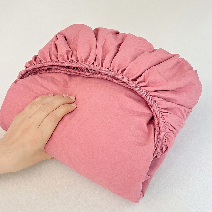 91家纺网 家纺一手货源 找家纺 （总）优佳优品 2025新款亲肤水洗棉纯色单品床笠