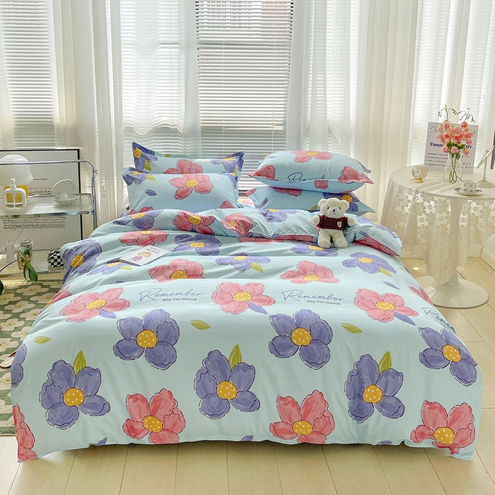 91家纺网 家纺一手货源 找家纺 （总）文黛家居 2025新款植物羊绒小版花四件套