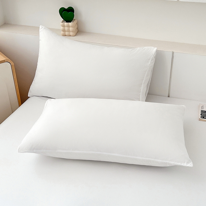 91家纺网 家纺一手货源 找家纺 优佳优品 2025新款亲肤水洗棉纯色单品床笠 乳白