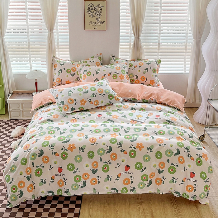 91家纺网 家纺一手货源 找家纺 （总）文黛家居 2025新款植物羊绒小版花四件套