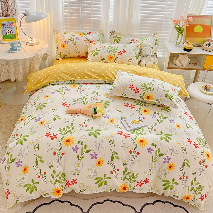 91家纺网 家纺一手货源 找家纺 （总）文黛家居 2025新款植物羊绒小版花四件套