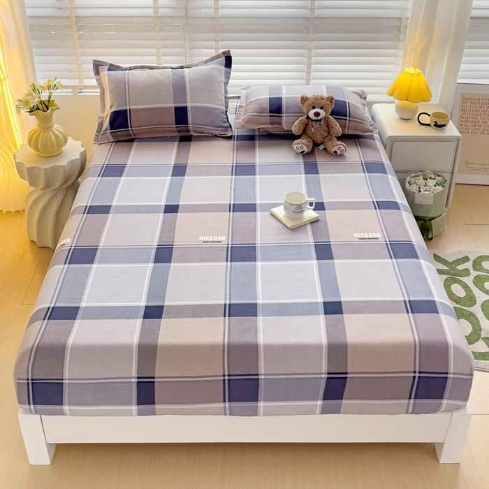 91家纺网 家纺一手货源 找家纺 文黛家居 2025新款时尚印花亲肤床笠单床笠 格调