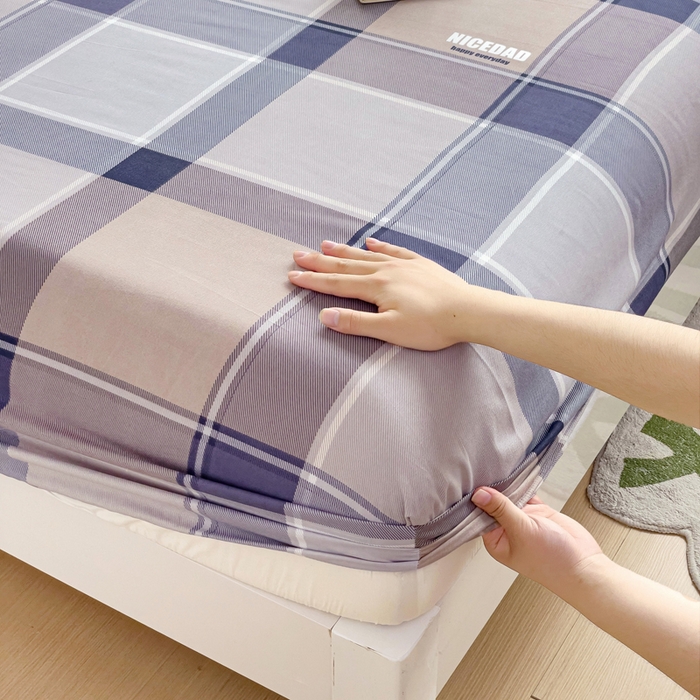 91家纺网 家纺一手货源 找家纺 文黛家居 2025新款时尚印花亲肤床笠单床笠 格调