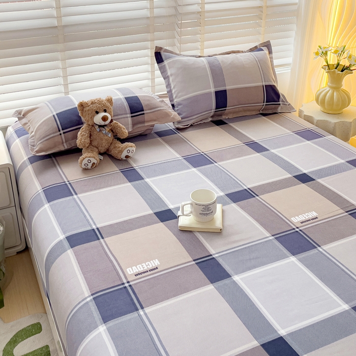 91家纺网 家纺一手货源 找家纺 文黛家居 2025新款时尚印花亲肤床笠单床笠 格调