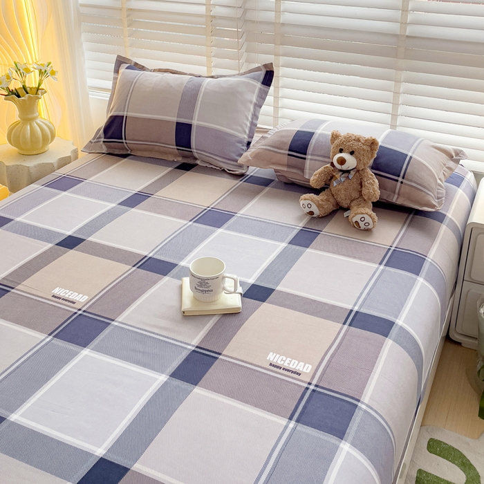 91家纺网 家纺一手货源 找家纺 文黛家居 2025新款时尚印花亲肤床笠单床笠 格调