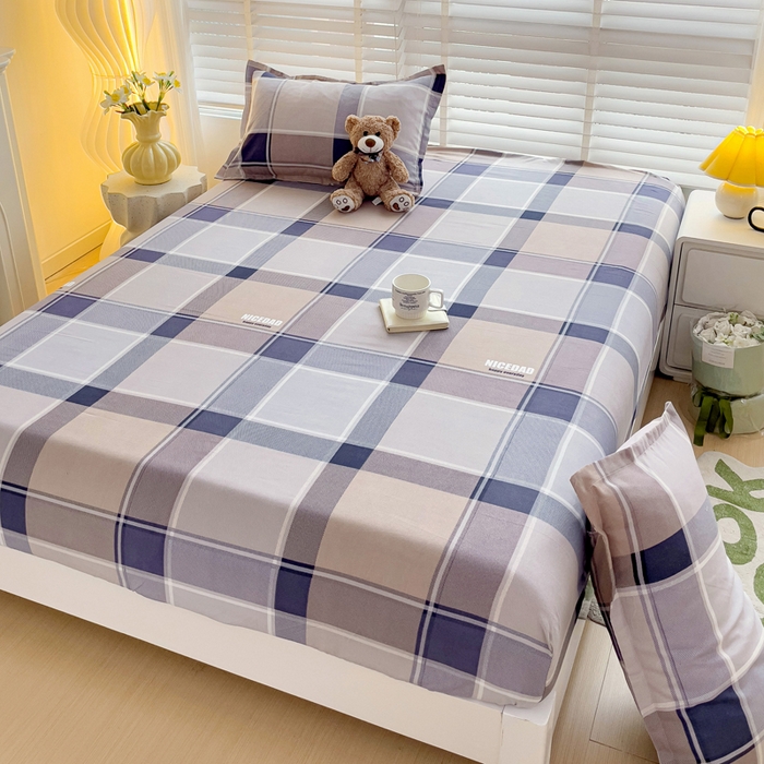 91家纺网 家纺一手货源 找家纺 文黛家居 2025新款时尚印花亲肤床笠单床笠 格调