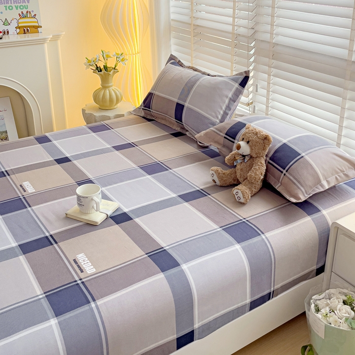 91家纺网 家纺一手货源 找家纺 文黛家居 2025新款时尚印花亲肤床笠单床笠 格调