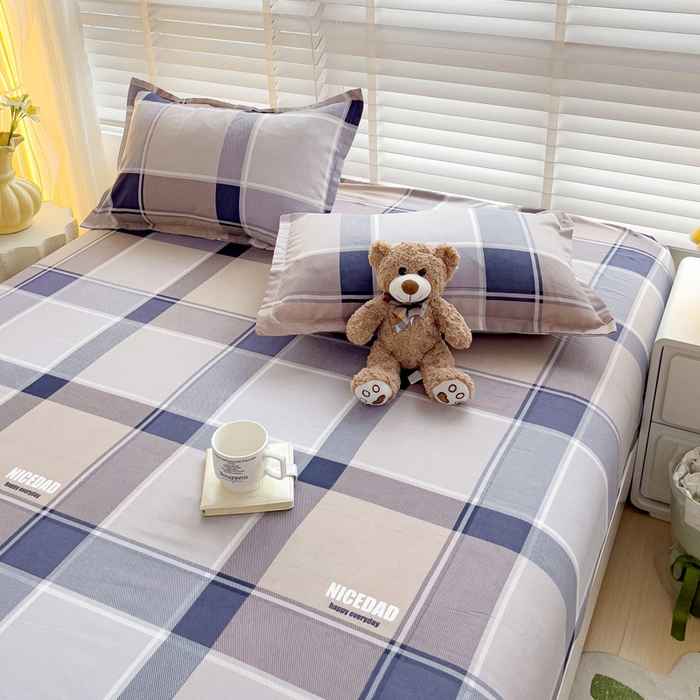 91家纺网 家纺一手货源 找家纺 文黛家居 2025新款时尚印花亲肤床笠单床笠 格调