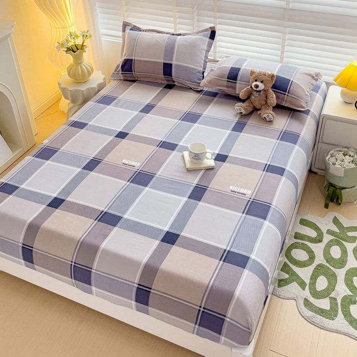 91家纺网 家纺一手货源 找家纺 文黛家居 2025新款时尚印花亲肤床笠单床笠 格调