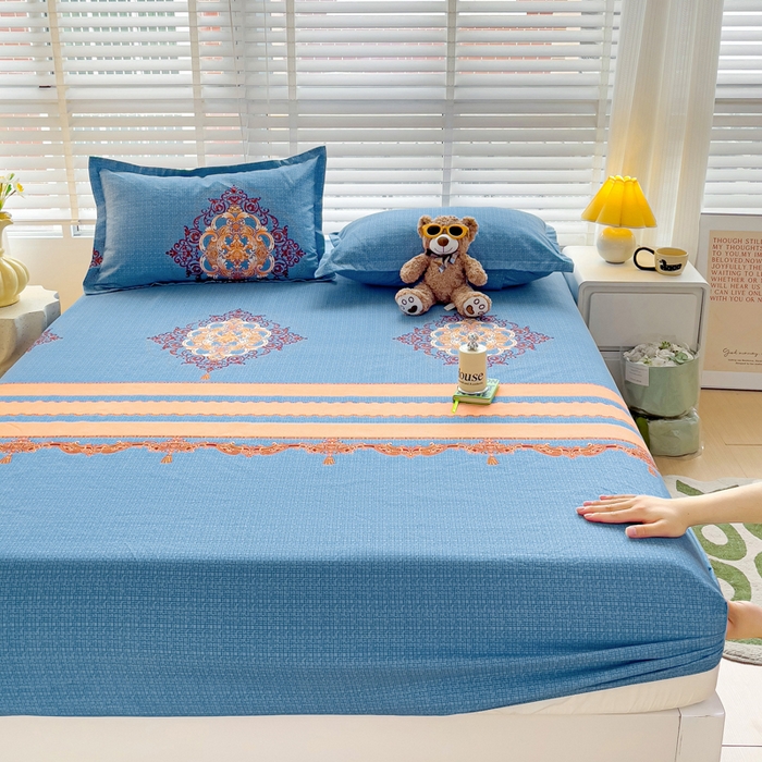 文黛家居 2025新款时尚印花亲肤床笠单床笠 华贵盛典