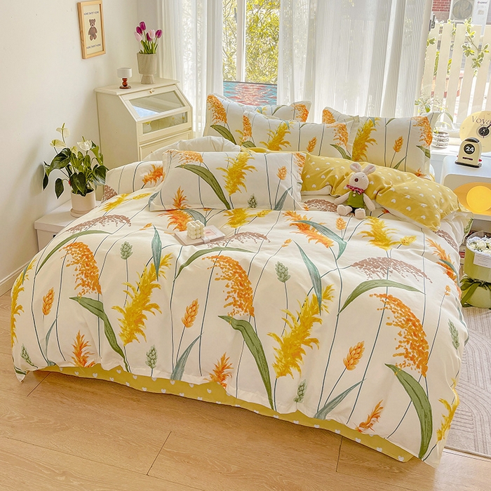 91家纺网 家纺一手货源 找家纺 （总）文黛家居 2025新款植物羊绒小版花四件套