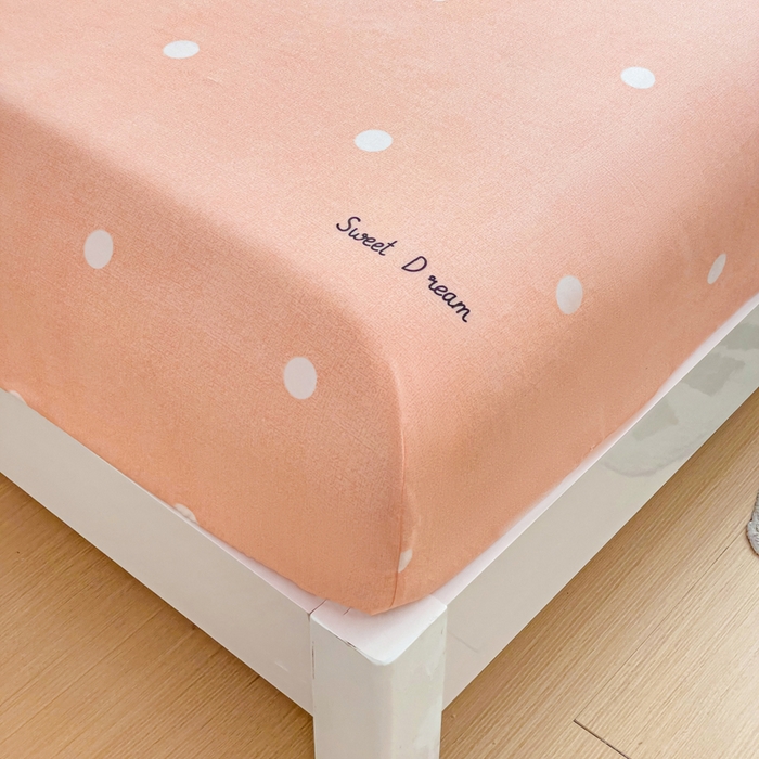 91家纺网 家纺一手货源 找家纺 文黛家居 2025新款时尚印花亲肤床笠单床笠 萝卜-玉