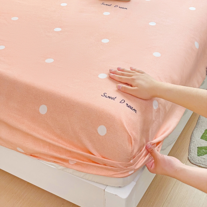 91家纺网 家纺一手货源 找家纺 文黛家居 2025新款时尚印花亲肤床笠单床笠 萝卜-玉