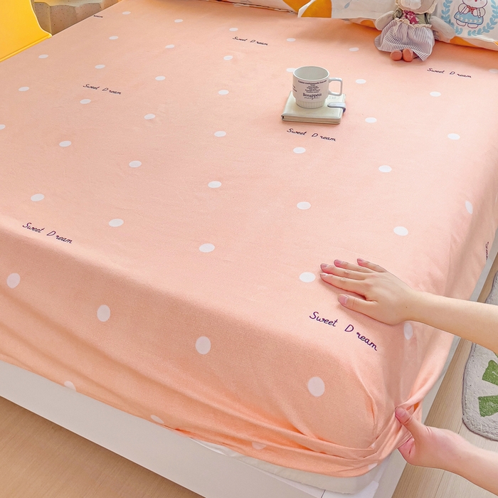 91家纺网 家纺一手货源 找家纺 文黛家居 2025新款时尚印花亲肤床笠单床笠 萝卜-玉