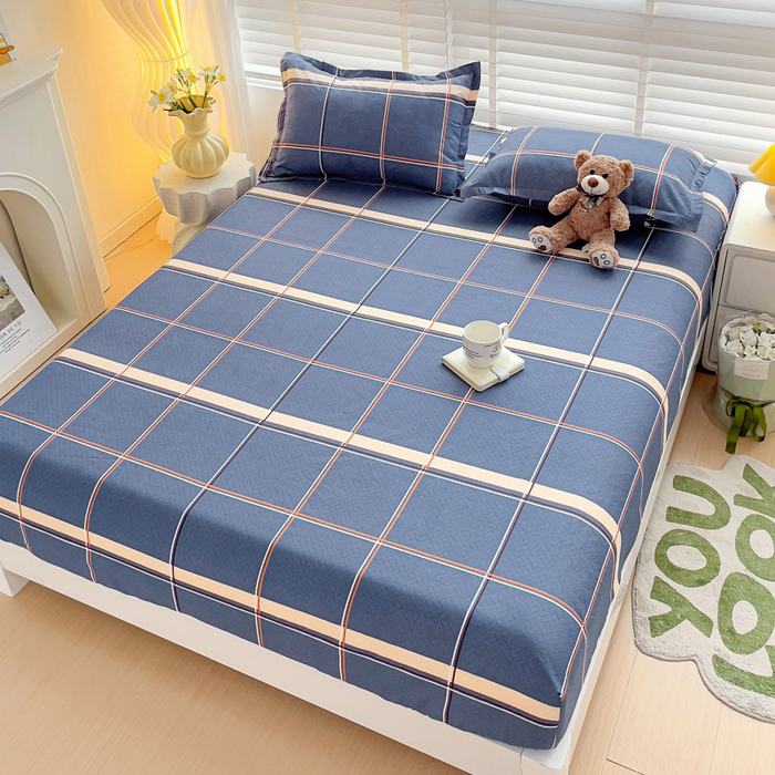 91家纺网 家纺一手货源 找家纺 文黛家居 2025新款时尚印花亲肤床笠单床笠 瑞士琪