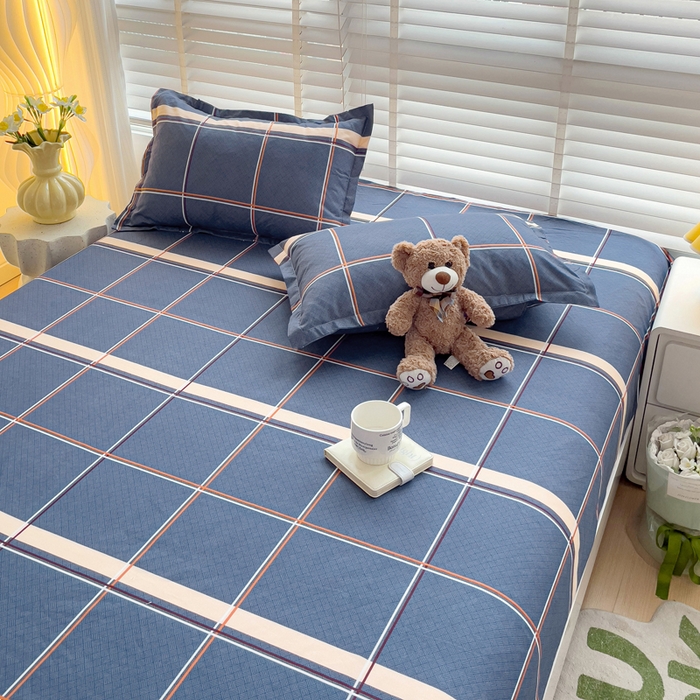 91家纺网 家纺一手货源 找家纺 文黛家居 2025新款时尚印花亲肤床笠单床笠 瑞士琪