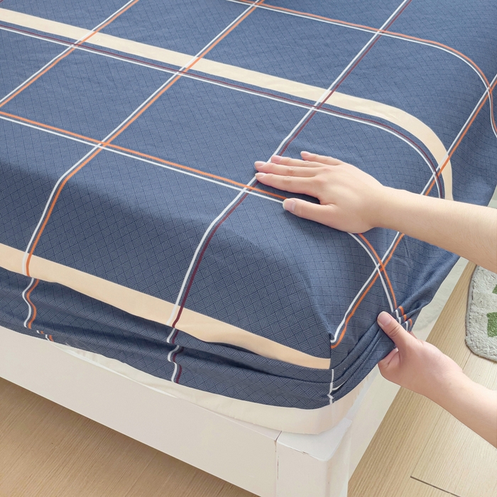 91家纺网 家纺一手货源 找家纺 文黛家居 2025新款时尚印花亲肤床笠单床笠 瑞士琪