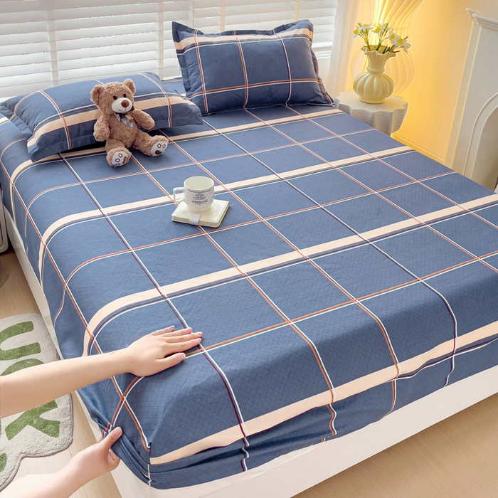 91家纺网 家纺一手货源 找家纺 文黛家居 2025新款时尚印花亲肤床笠单床笠 瑞士琪