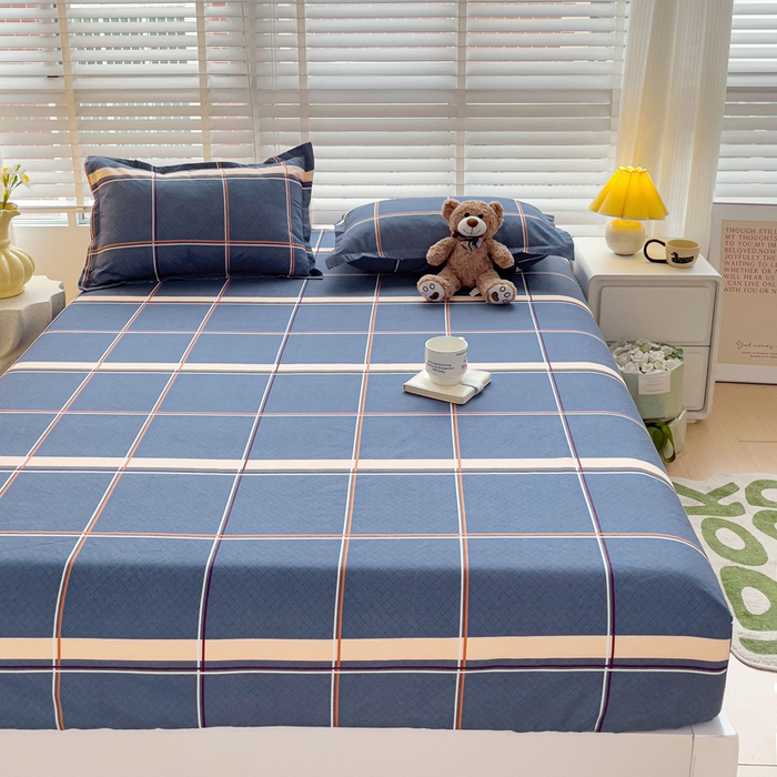 91家纺网 家纺一手货源 找家纺 文黛家居 2025新款时尚印花亲肤床笠单床笠 瑞士琪