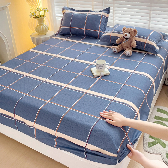 91家纺网 家纺一手货源 找家纺 文黛家居 2025新款时尚印花亲肤床笠单床笠 瑞士琪