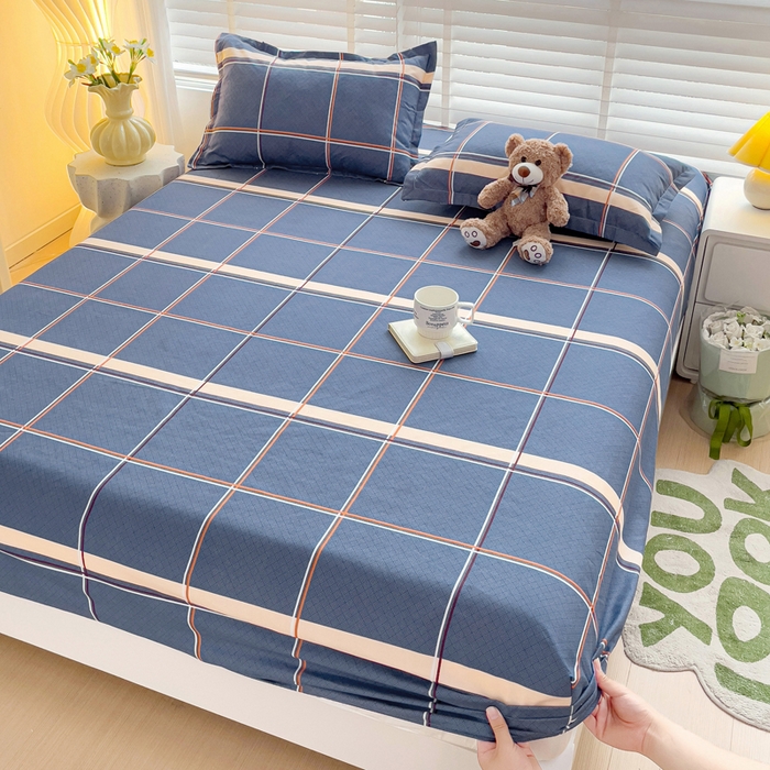 91家纺网 家纺一手货源 找家纺 文黛家居 2025新款时尚印花亲肤床笠单床笠 瑞士琪