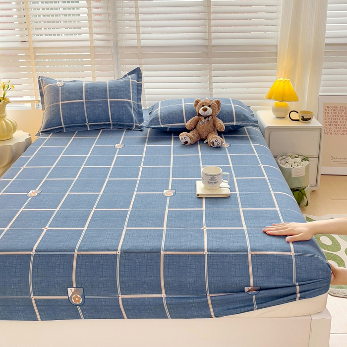 文黛家居 2025新款时尚印花亲肤床笠单床笠 绅士