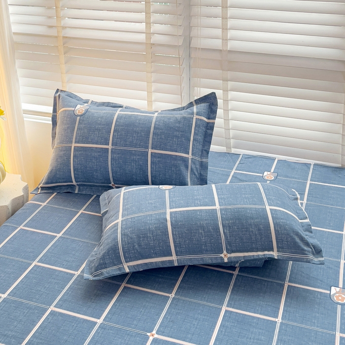 91家纺网 家纺一手货源 找家纺 文黛家居 2025新款时尚印花亲肤床笠单床笠 绅士