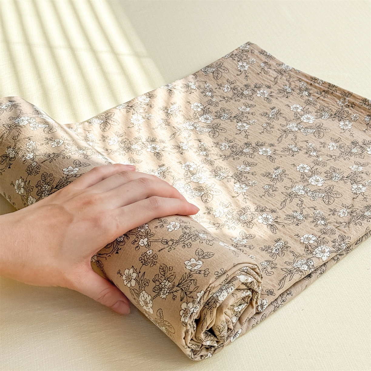 91家纺网 家纺一手货源 找家纺 （总）多品家纺 2025新款超柔云感双层纱单床单 床单单件