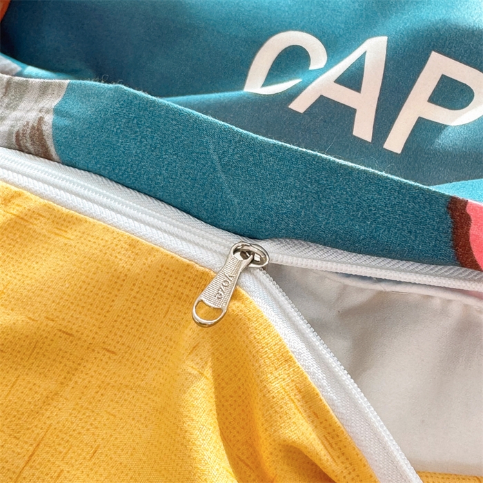 91家纺网 家纺一手货源 找家纺 佑泽家纺 2025活性印花芦荟棉四件套 熊熊世界