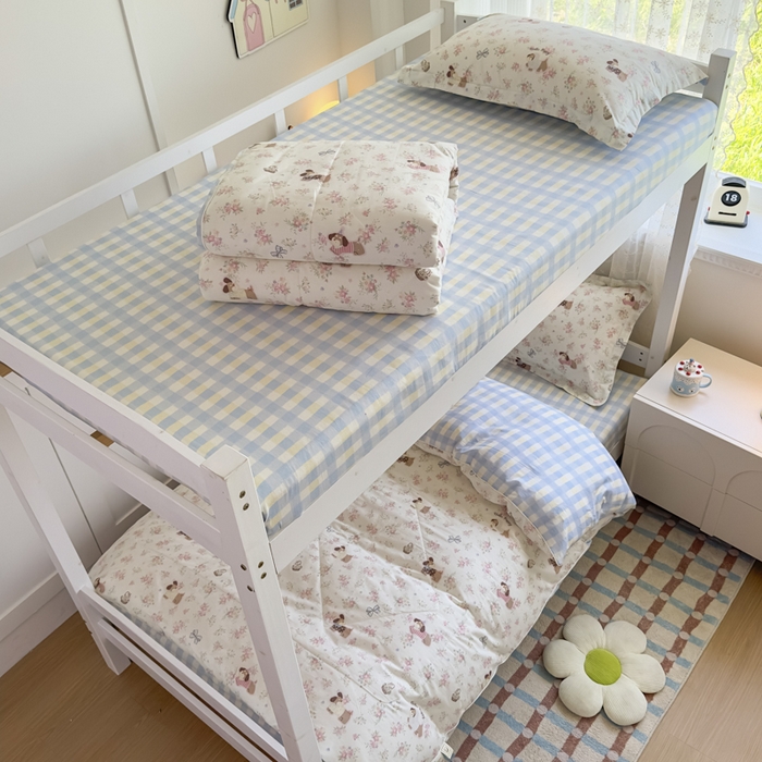 91家纺网 家纺一手货源 找家纺 （总）帕拉美拉 2025新款多功能夏被款被套学生上下铺宿舍三件套被芯六件套