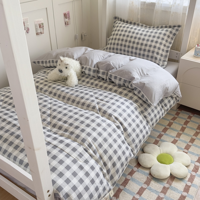 91家纺网 家纺一手货源 找家纺 （总）帕拉美拉 2025新款多功能夏被款被套学生上下铺宿舍三件套被芯六件套