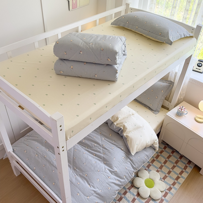 91家纺网 家纺一手货源 找家纺 帕拉美拉 2025新款多功能夏被款被套学生上下铺宿舍三件套被芯六件套斐然