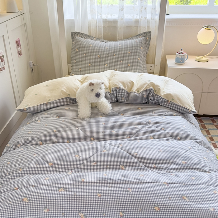 91家纺网 家纺一手货源 找家纺 帕拉美拉 2025新款多功能夏被款被套学生上下铺宿舍三件套被芯六件套斐然