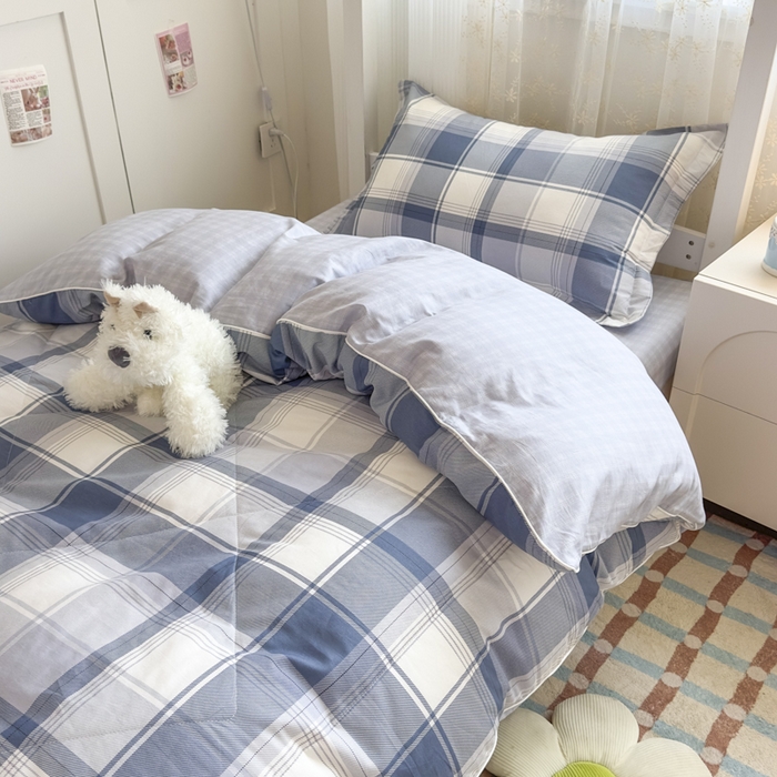 91家纺网 家纺一手货源 找家纺 帕拉美拉 2025新款多功能夏被款被套学生上下铺宿舍三件套被芯六件套风度