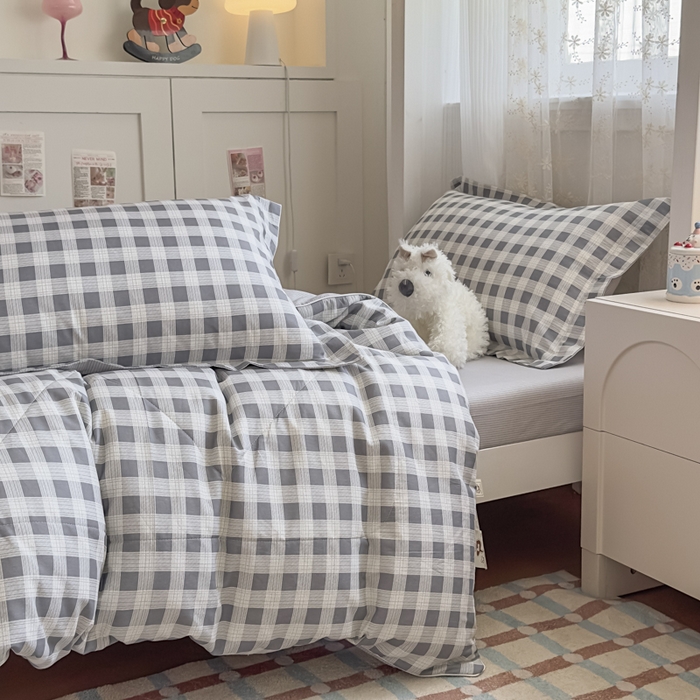 91家纺网 家纺一手货源 找家纺 帕拉美拉 2025新款多功能夏被款被套学生上下铺宿舍三件套被芯六件套格瑞