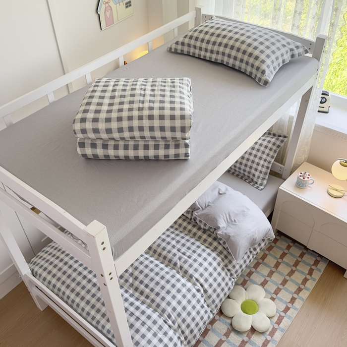 91家纺网 家纺一手货源 找家纺 帕拉美拉 2025新款多功能夏被款被套学生上下铺宿舍三件套被芯六件套格瑞