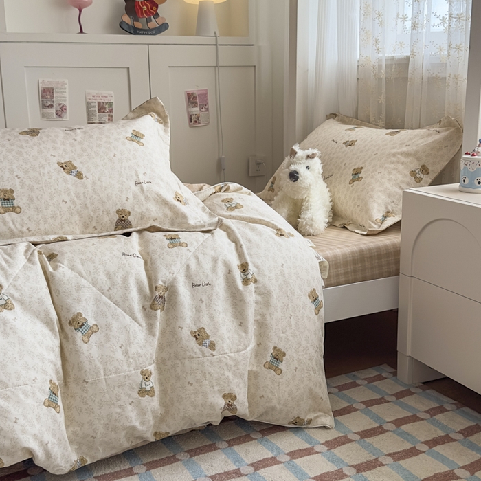 91家纺网 家纺一手货源 找家纺 帕拉美拉 2025新款多功能夏被款被套学生上下铺宿舍三件套被芯六件套果酱电台