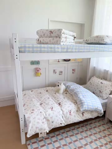 91家纺网 家纺一手货源 找家纺 帕拉美拉 2025新款多功能夏被款被套学生上下铺宿舍三件套被芯六件套花田小狗