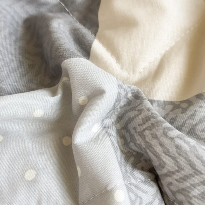 91家纺网 家纺一手货源 找家纺 帕拉美拉 2025新款多功能夏被款被套学生上下铺宿舍三件套被芯六件套积木电台-咖