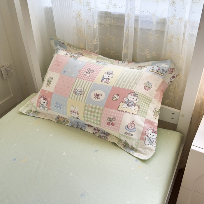 91家纺网 家纺一手货源 找家纺 帕拉美拉 2025新款多功能夏被款被套学生上下铺宿舍三件套被芯六件套蜜罐小镇