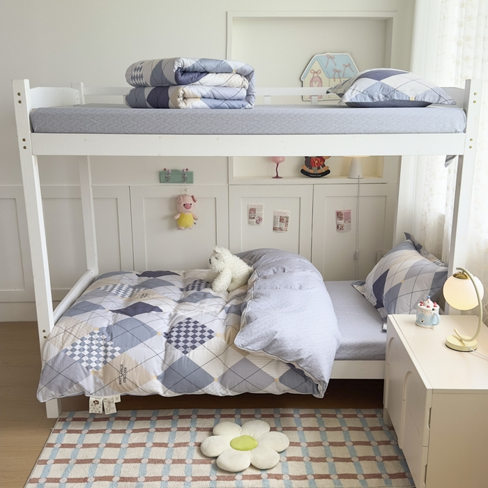 91家纺网 家纺一手货源 找家纺 帕拉美拉 2025新款多功能夏被款被套学生上下铺宿舍三件套被芯六件套鹏程万里