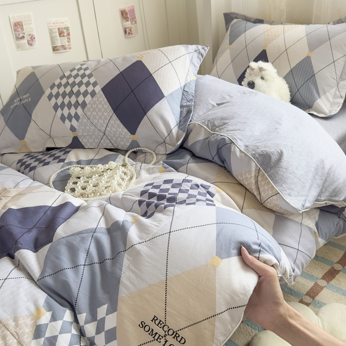 91家纺网 家纺一手货源 找家纺 帕拉美拉 2025新款多功能夏被款被套学生上下铺宿舍三件套被芯六件套鹏程万里