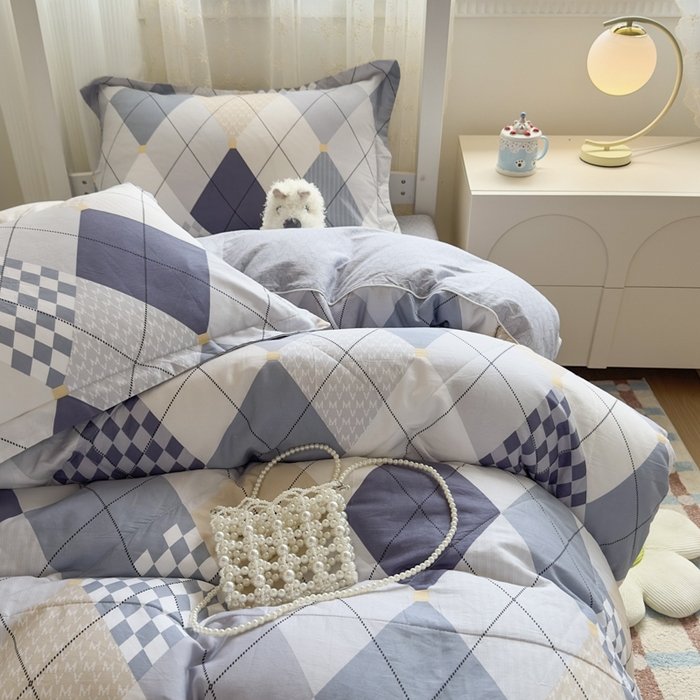 91家纺网 家纺一手货源 找家纺 帕拉美拉 2025新款多功能夏被款被套学生上下铺宿舍三件套被芯六件套鹏程万里