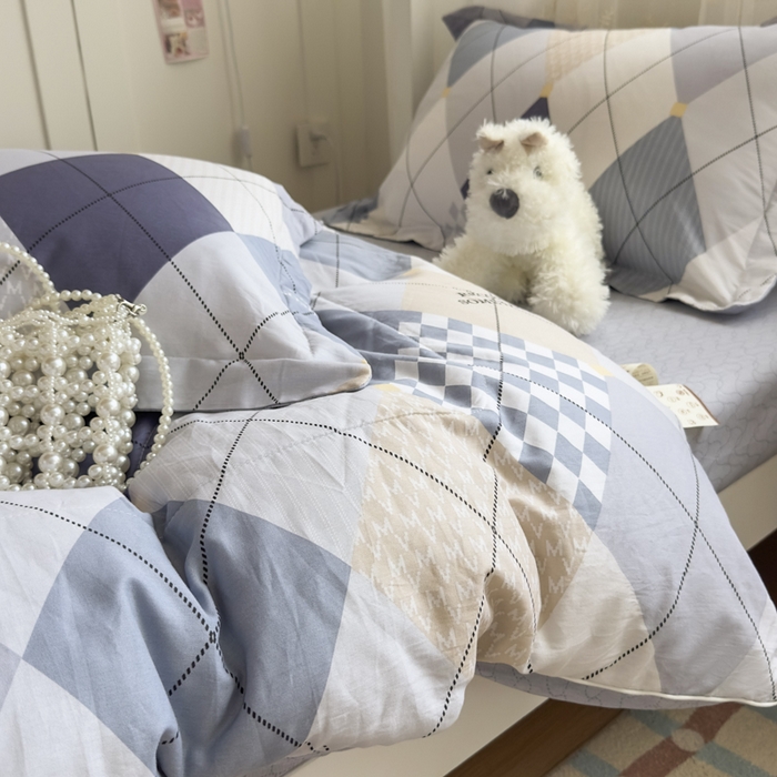 91家纺网 家纺一手货源 找家纺 帕拉美拉 2025新款多功能夏被款被套学生上下铺宿舍三件套被芯六件套鹏程万里