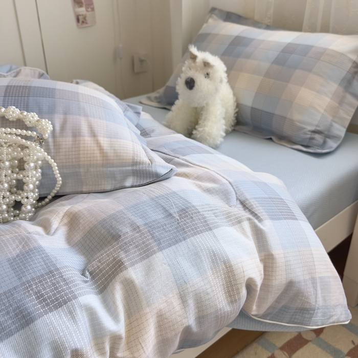 91家纺网 家纺一手货源 找家纺 帕拉美拉 2025新款多功能夏被款被套学生上下铺宿舍三件套被芯六件套启航