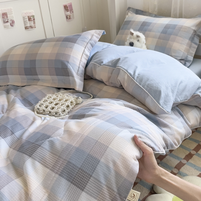 91家纺网 家纺一手货源 找家纺 帕拉美拉 2025新款多功能夏被款被套学生上下铺宿舍三件套被芯六件套启航