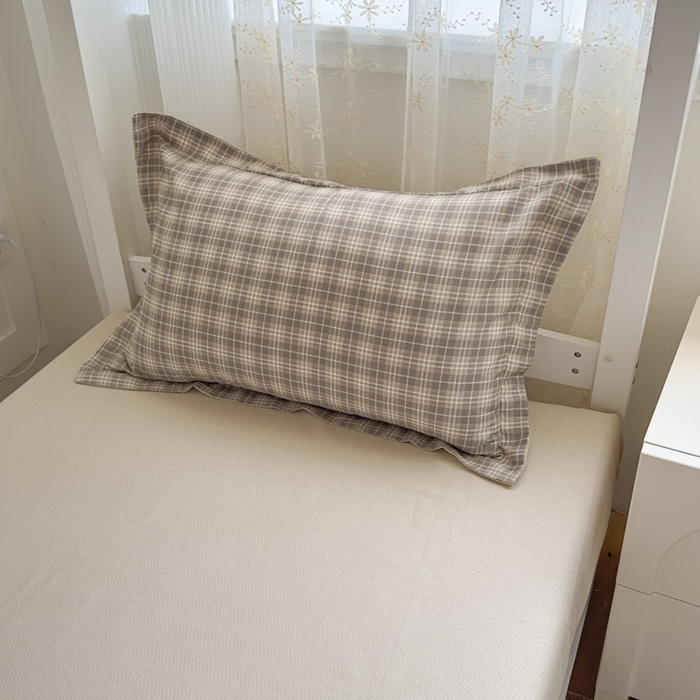 91家纺网 家纺一手货源 找家纺 帕拉美拉 2025新款多功能夏被款被套学生上下铺宿舍三件套被芯六件套舒曼时光-咖