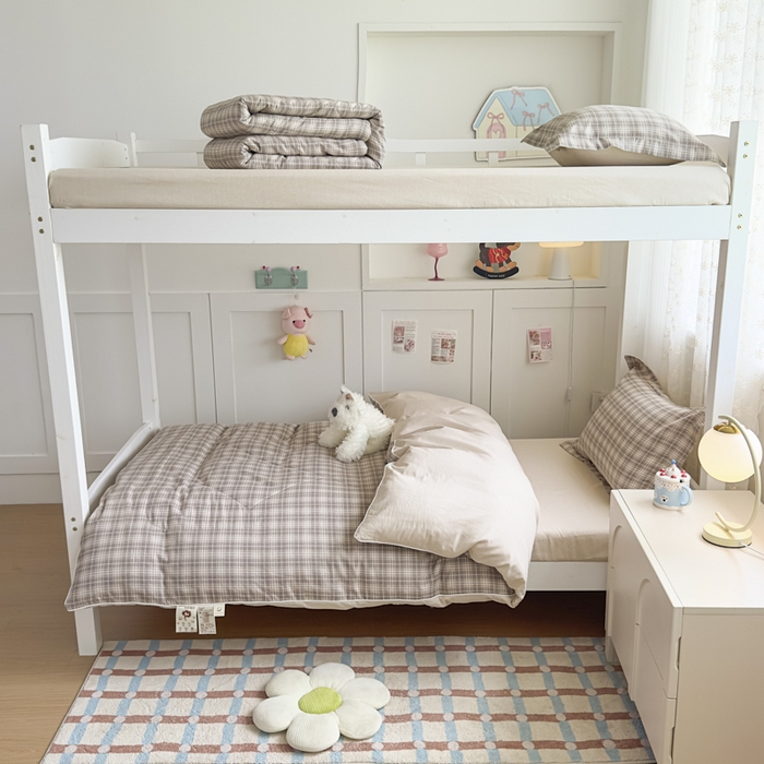 91家纺网 家纺一手货源 找家纺 帕拉美拉 2025新款多功能夏被款被套学生上下铺宿舍三件套被芯六件套舒曼时光-咖