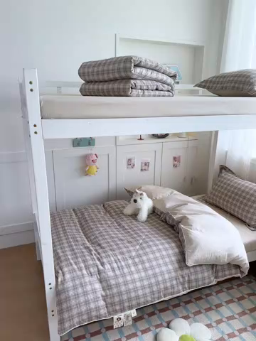 91家纺网 家纺一手货源 找家纺 帕拉美拉 2025新款多功能夏被款被套学生上下铺宿舍三件套被芯六件套舒曼时光-咖